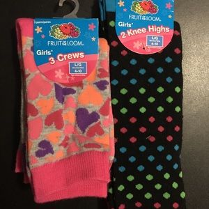 Valentine’s Day gift, Girls Heart Socks!